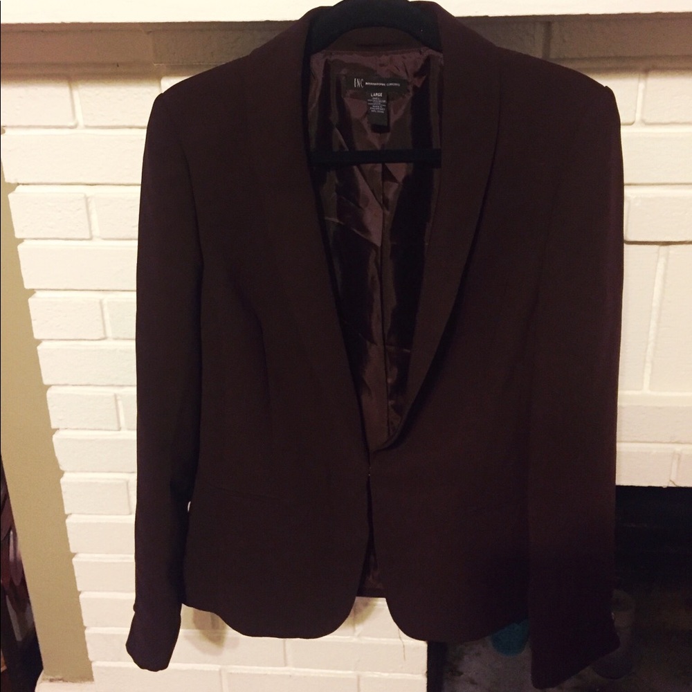 Dark Burgundy Blazer